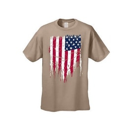 MEN'S AMERICAN FLAG T-SHIRT USA Ripped Distressed Flag STARS & STRIPES S-5XL TEE